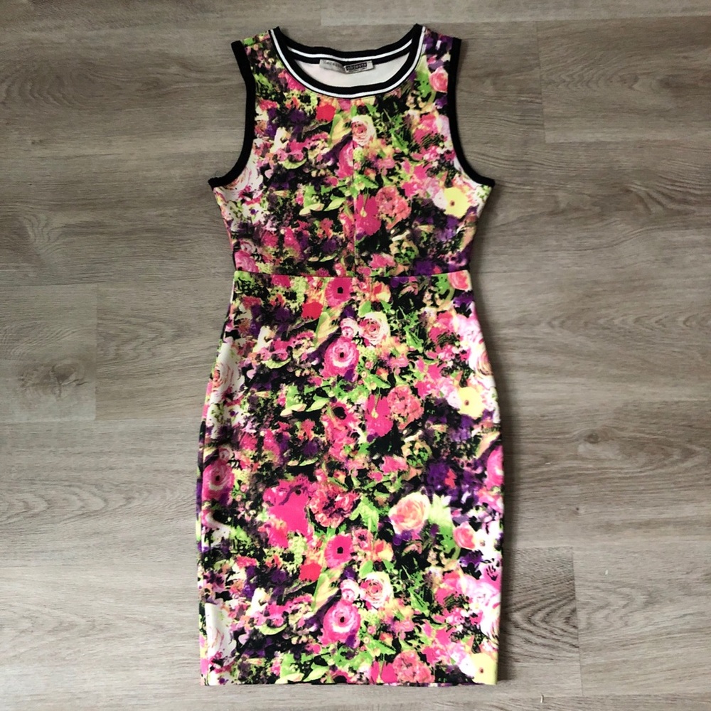Necessary Objects Floral Body Dress